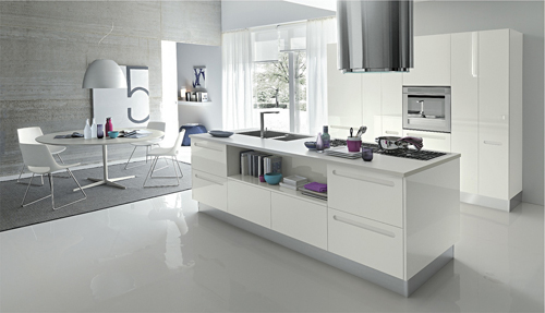 Thiết kế bếp trong phòng khách